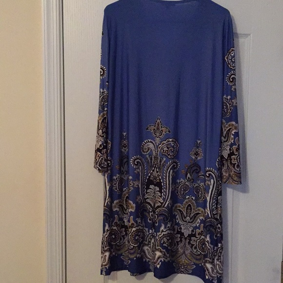 💥💥Clearance!! Milano blue multi print dress - Picture 3 of 3